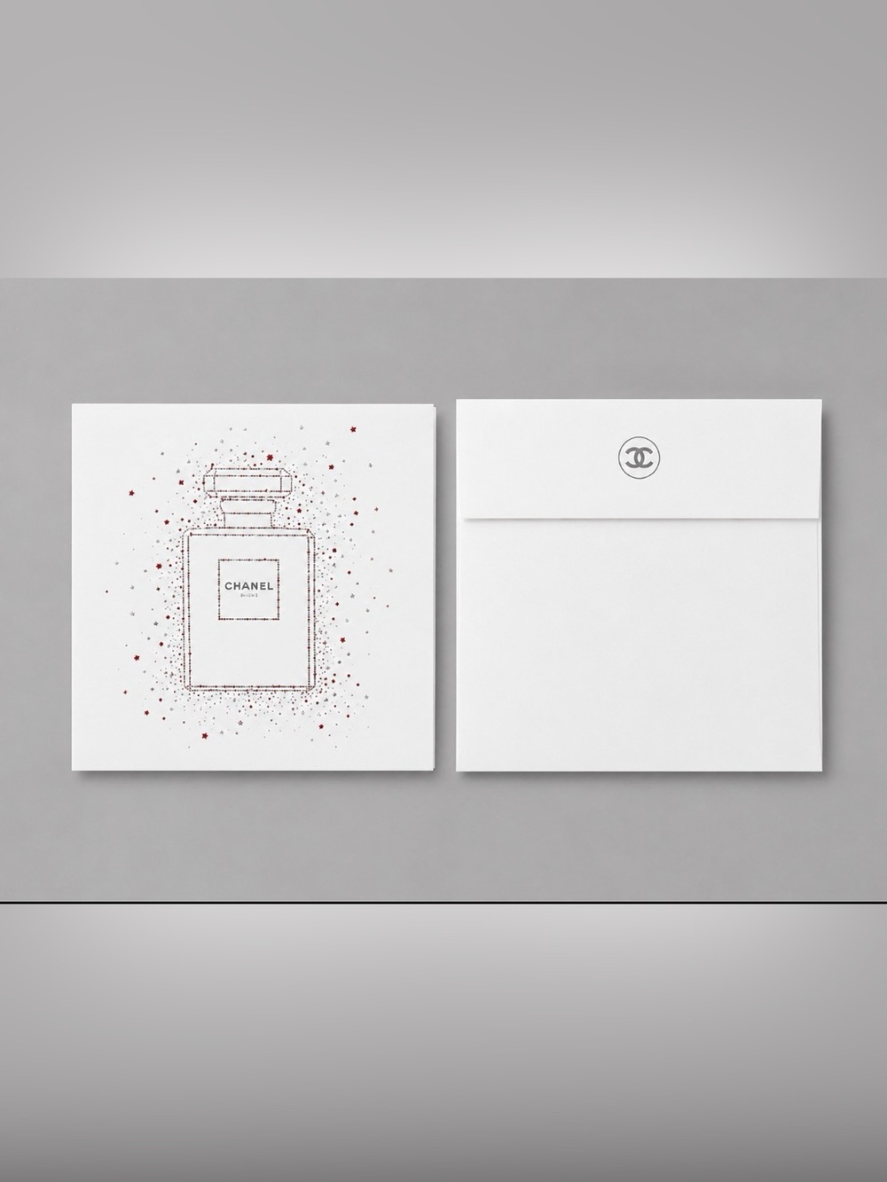 CHANEL 2016 Limited Edition No. 5 Stationery Card & Envelope Set New